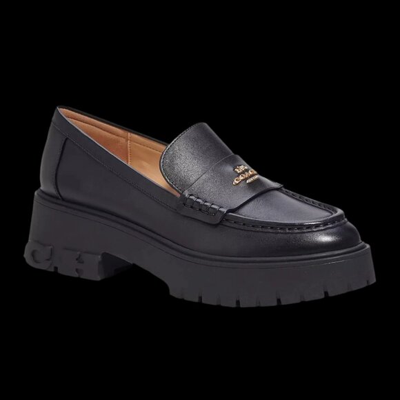 Coach Lucy Loafer Black Size 7.5 - Picture 1 of 7